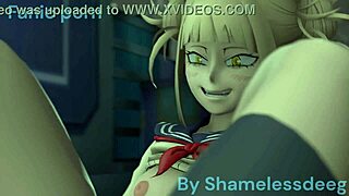 toga face with deku gets big cock creampie and cumshot