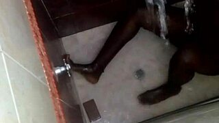 Shower Spying Turns Into Steamy Bathroom Lesbian Action