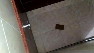 Shower Spying Turns Into Steamy Bathroom Lesbian Action