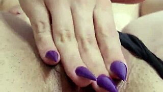 Young beauty enjoys intense self-pleasure!