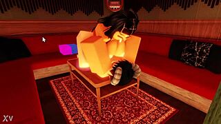 Slutting out a friend in wild and intense ways