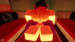 Slutting out a friend in wild and intense ways