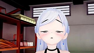 Sexy Anime Girl Fucked Hard and Covered in Cum Hentai Koikatsu