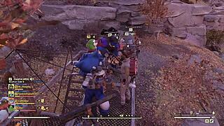 CrazyCat Fucks 8 Virgins in Wild Fallout 76 Action Scene.