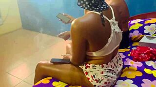 i and my step sis fucked the hotel worker after he brought our drinks