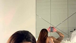 Watch this hot Brazilian deepthroat a monster cock in POV