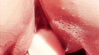 Maturemons just teasing with that wet pussy and big ass 😏 oiled up for exhibitionist fun