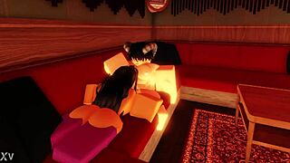 Slutting out a friend in wild and intense ways