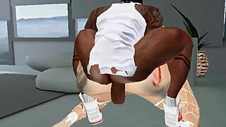 Horny Slut Barbie City Gets Ghetto Pornstar Agent's Cock Inside Her Holes 6