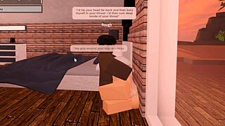 Roblox slut throat fucked by BBC