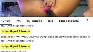 Nica rock reaches intense orgasm through solo masturbation