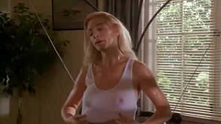 shannon tweed gets possessed and has some rough sex during her workout... wow!