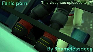 toga face with deku gets big cock creampie and cumshot