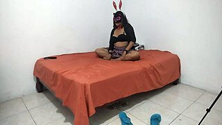 Rebellious 18 Year Old Student Shows Dark Dry Pussy