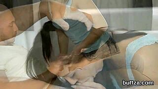 Slim nympho enjoys intimate exploration with dildo