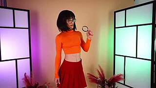 Sexy Cosplay Try-On: Wonder Woman, Leeloo, Velma, Daphne by Hannahjames710