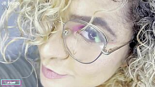 big pussy lips close up with long hair nerd