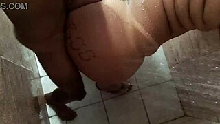 Latina bbw picked up in bathroom, came twice