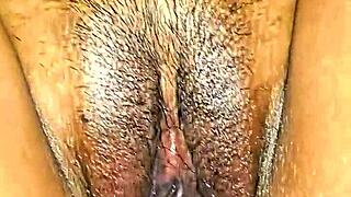 Sexy Latina Milf Gets Creampie Cum Juicy Ass Pussy Lips!