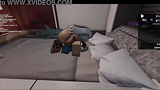 Getting down with a fan in part 7, so hot! 🔥