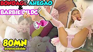 OMG, check B Nicols in bondage with dildo and facial slaps!