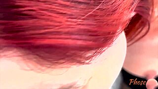 Inna gets wild in black pantyhose, masturbates, then sucks cock