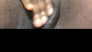 black solo masturbation leads to orgasm