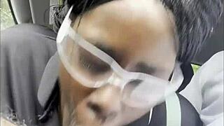 Hella swallows for the first time in submissive roleplay.