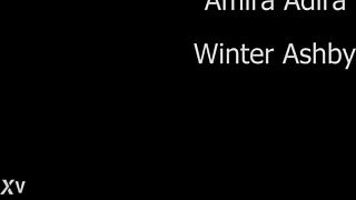 Winter Amirah Sensual Scissoring Part 2 in Snow