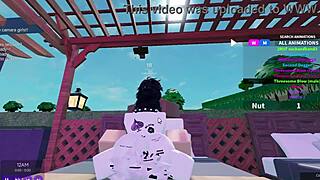 Threesome Action with Two Black Bunnies and One Bull in Wild Interracial Play