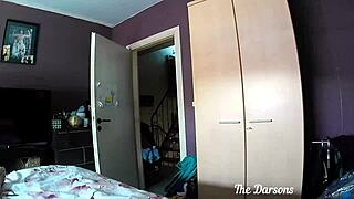 Mature wife invites young neighbor for sucking and fucking