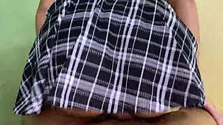 Petite slut fucks professor for grade!