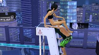 The Sims 4 Cunnilingus Scene