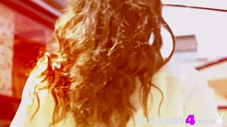 uma jolie passion strips naked and poses her perfect ass in the camper