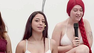 old brunette women chatting about sex in casual conversation