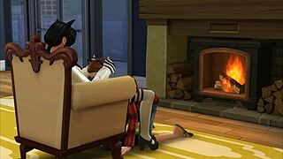 The Sims 4 Cunnilingus Scene