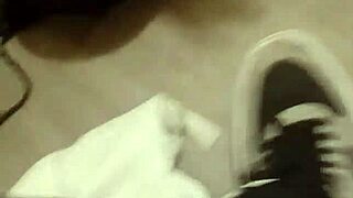 friend trashes my sneakers with feet fun