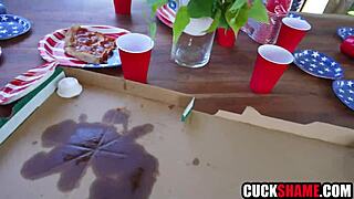 wife cucks husband with their hot friend ellie tay