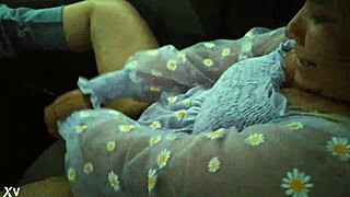 Girl likes putting dildo in public?