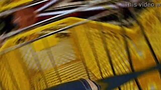 Hey, check out this Venezuelan hotwife flashing big ass in supermarket!