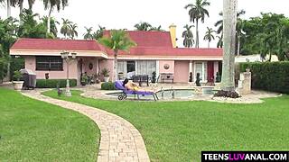 Teen 18+ Fucks Ass Outside With Big Cock