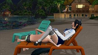 The Sims 4 Cunnilingus Scene