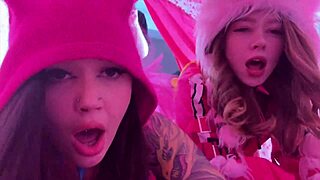 Want to see double anal in threesome?