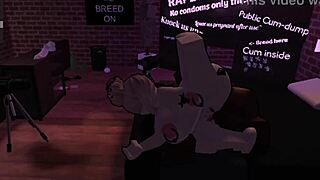 look at this puta in roblox getting fucked by monster cock!