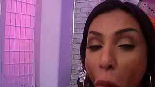 hime feels excited playing with big cock behind scenes