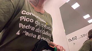 Masturbating In Fitting Room