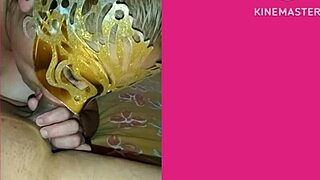 Can you handle this sexy milf giving a blowjob? She's so greedy for cock!