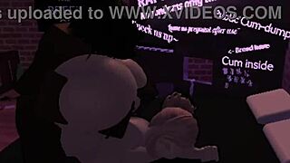 look at this puta in roblox getting fucked by monster cock!