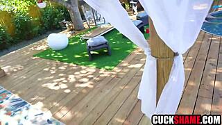 wife cucks husband with their hot friend ellie tay