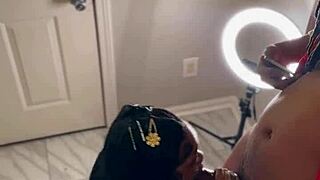 That postal worker sure delivers the mail efficiently.